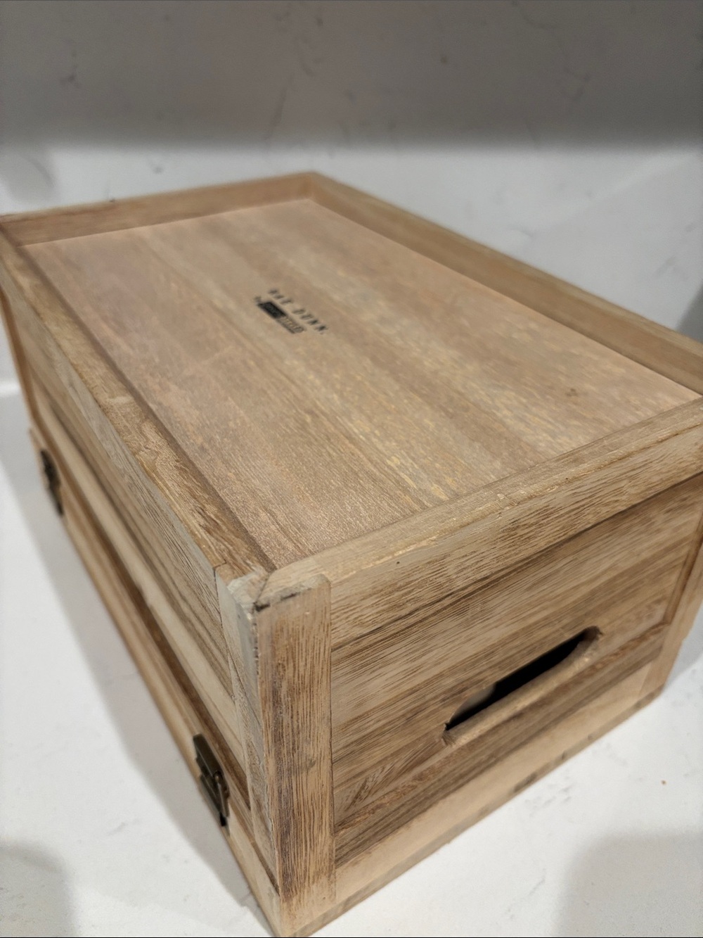 Rae Dunn Rustic “THINGS” Storage Box - Picture 6 of 7
